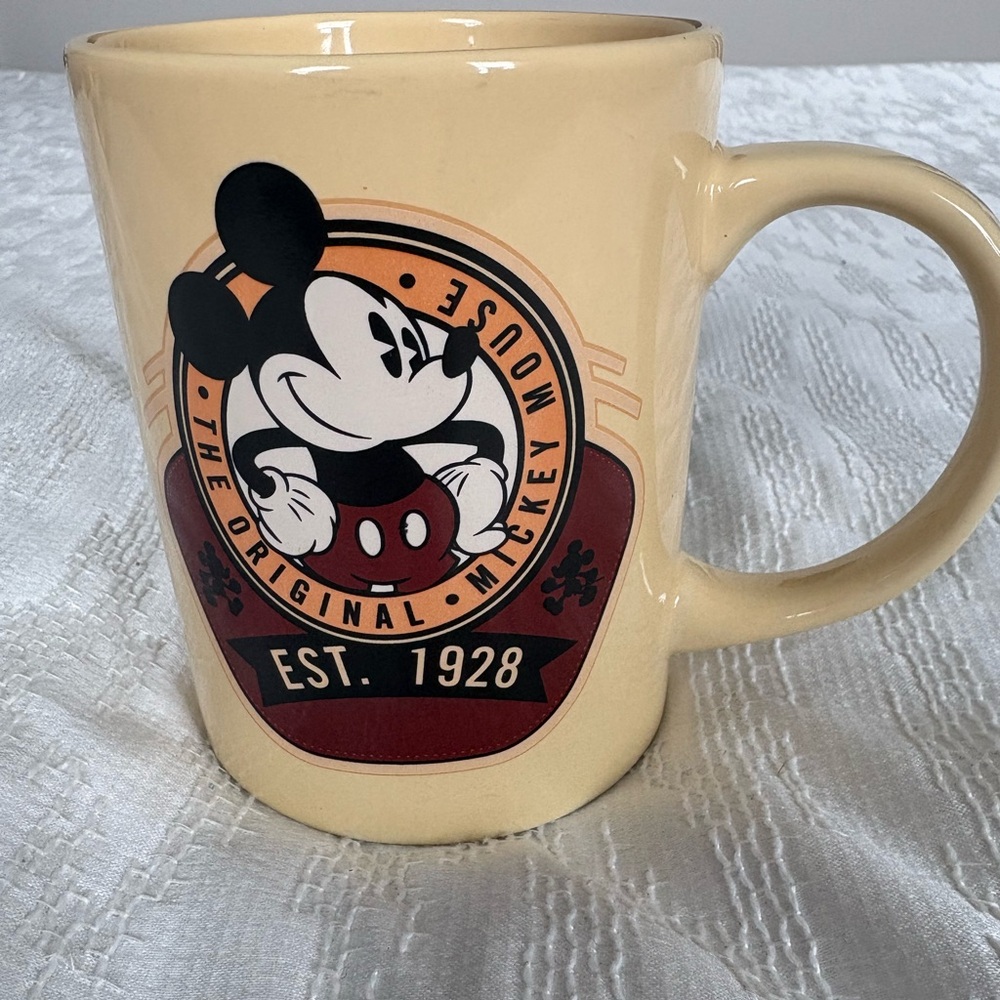 Disney Anniversary mug. Made by Jerry Leigh Entertainment apparel. C-Disney